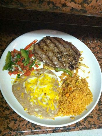 Si Amigos Mexican Restaurant, Rib-Eye Steak Torero